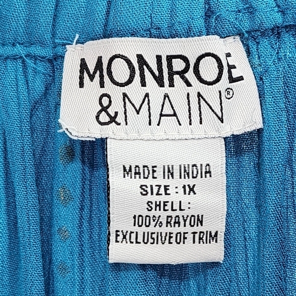 Monroe & Main Women's Plus Gypsy Boho Maxi Skirt - 1X - Picture 4 of 5
